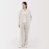 婦人　リネン混タンクトップ