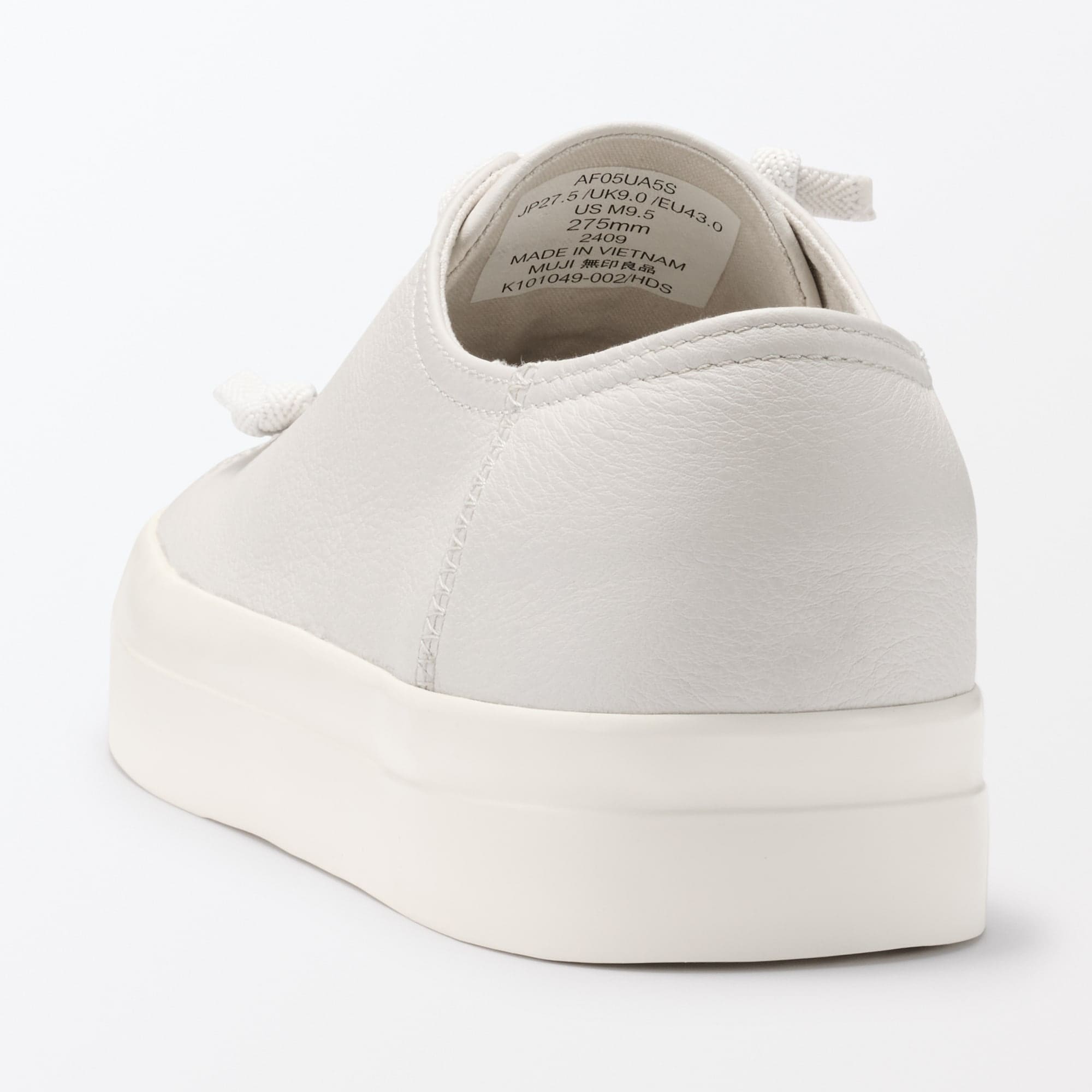 紳士　レザーローカットスニーカー