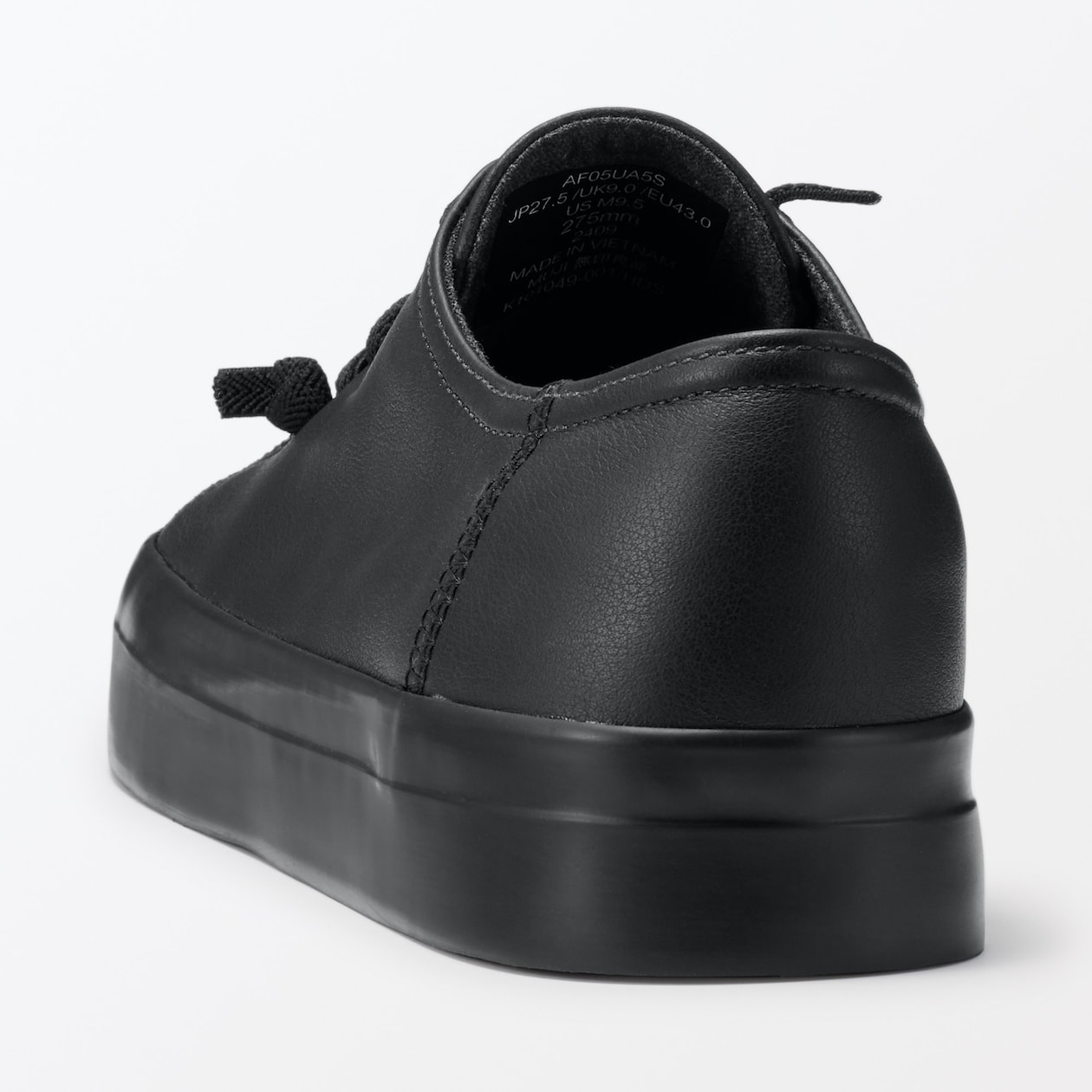 紳士　レザーローカットスニーカー