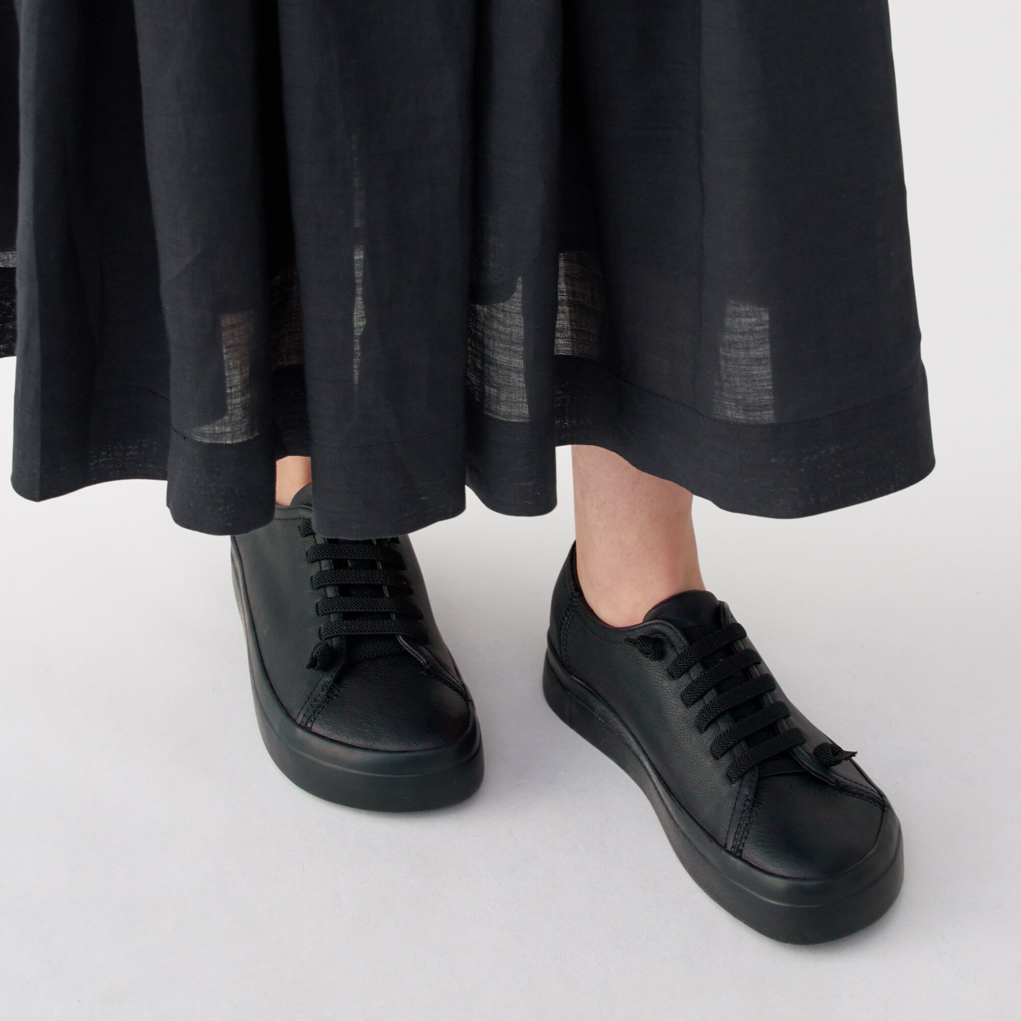 婦人 レザーローカットスニーカー | 無印良品