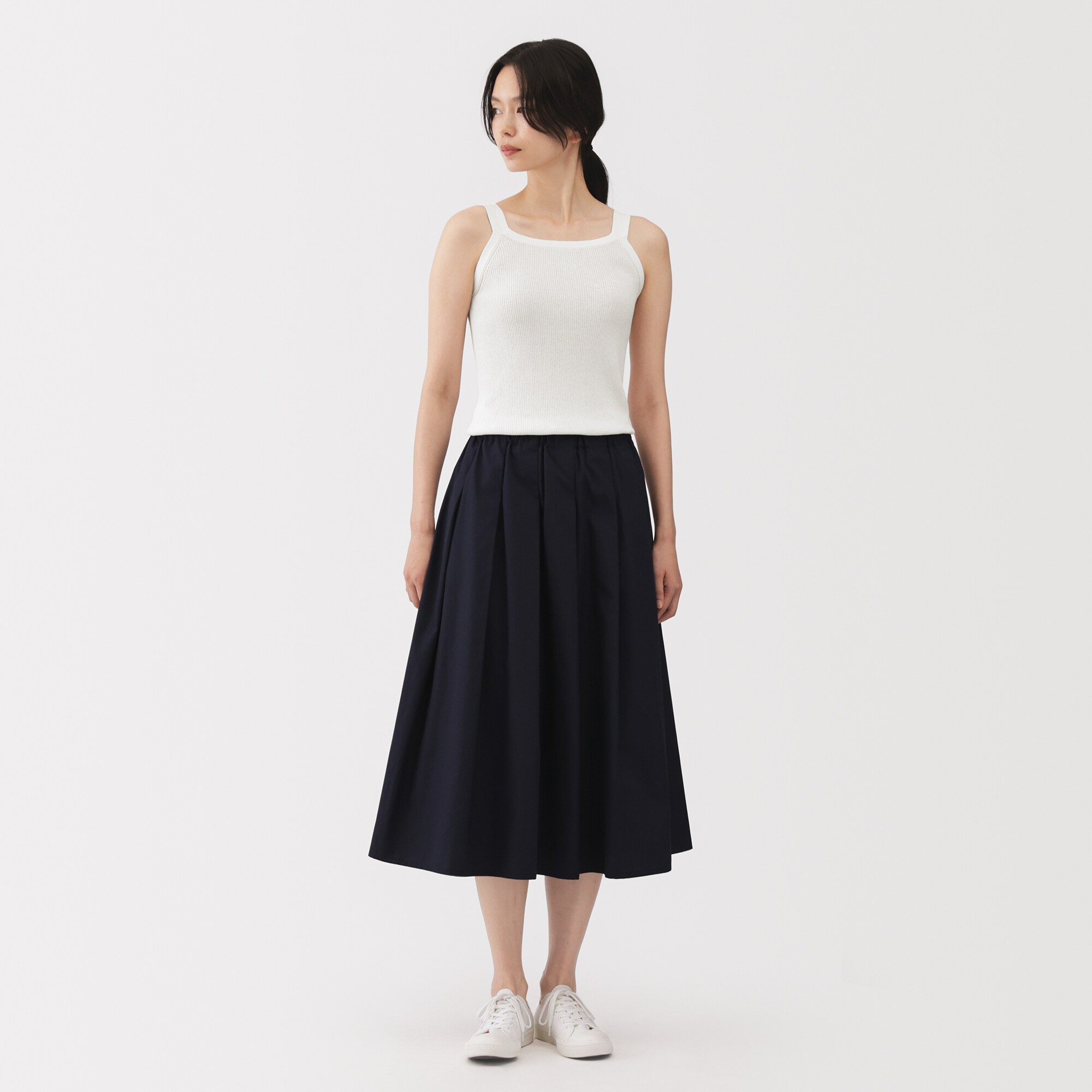 婦人 強撚コットンニットタンクトップ | 無印良品