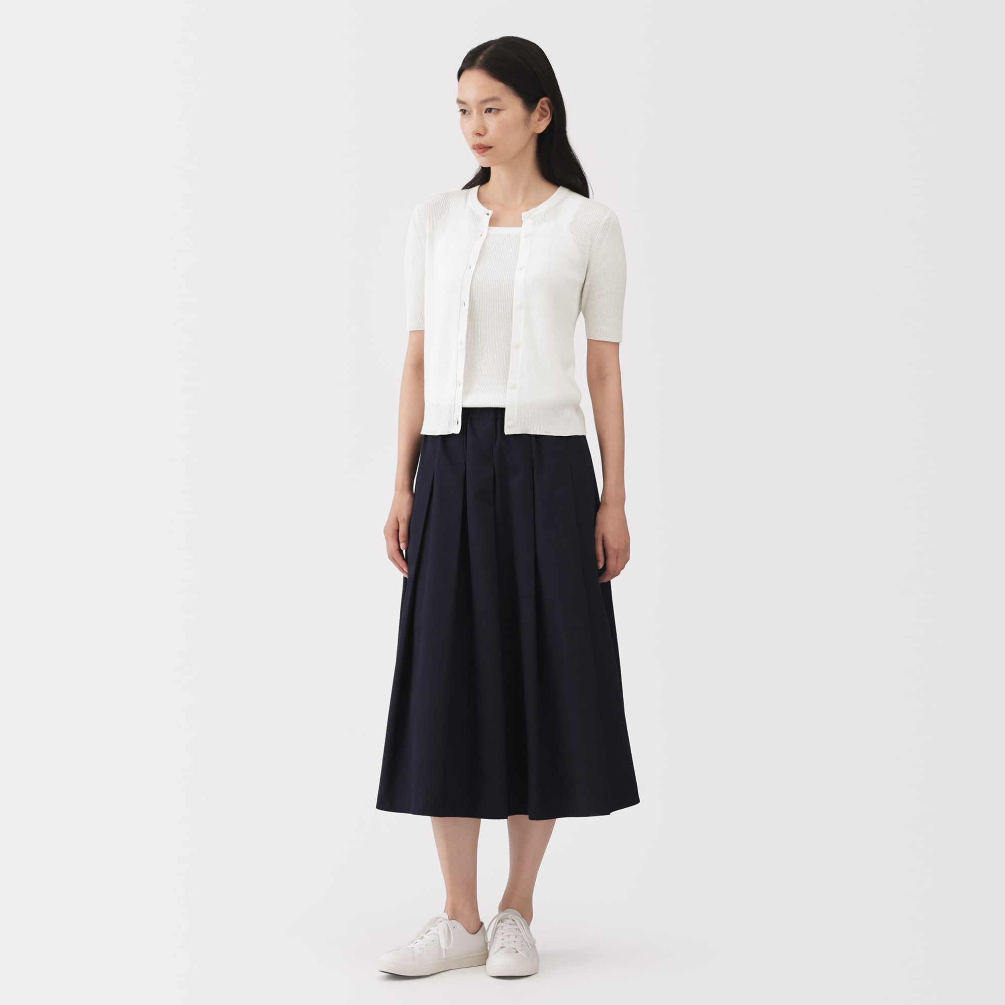 婦人 強撚コットンニットタンクトップ | 無印良品
