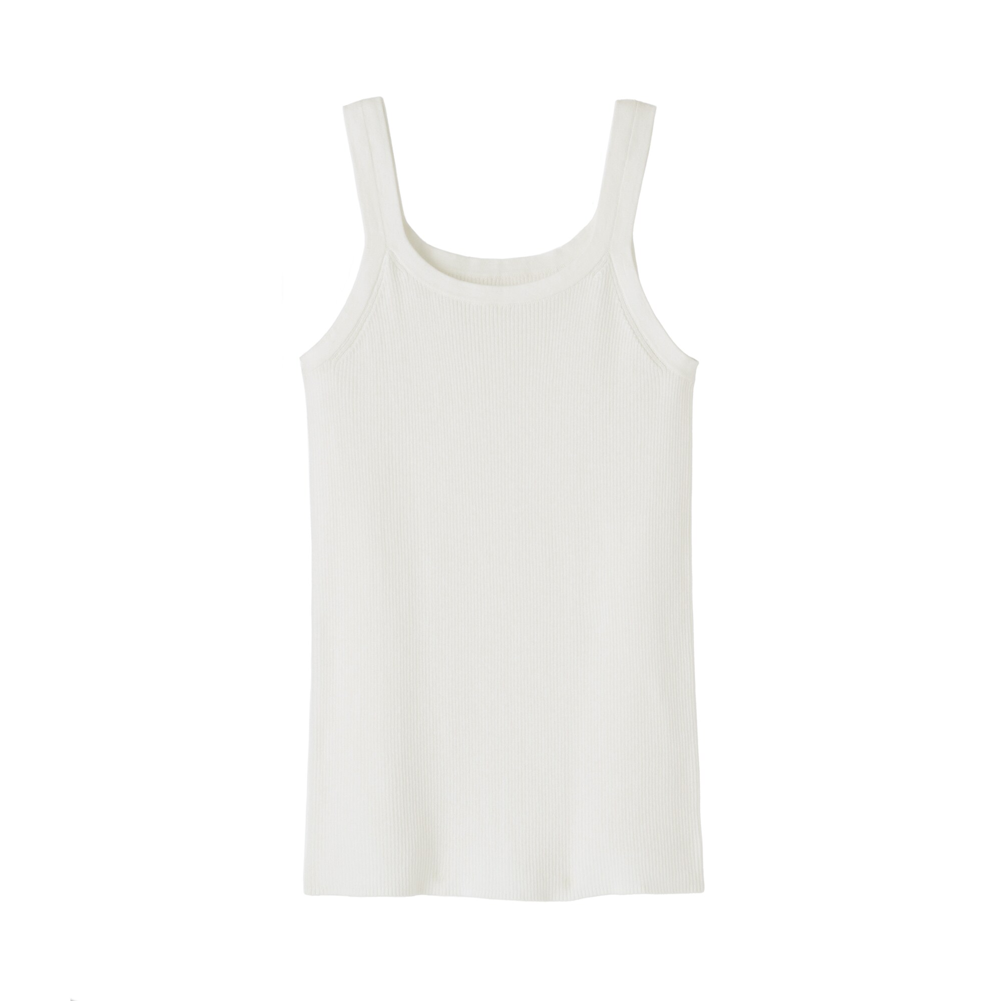 婦人　強撚コットンニットタンクトップ