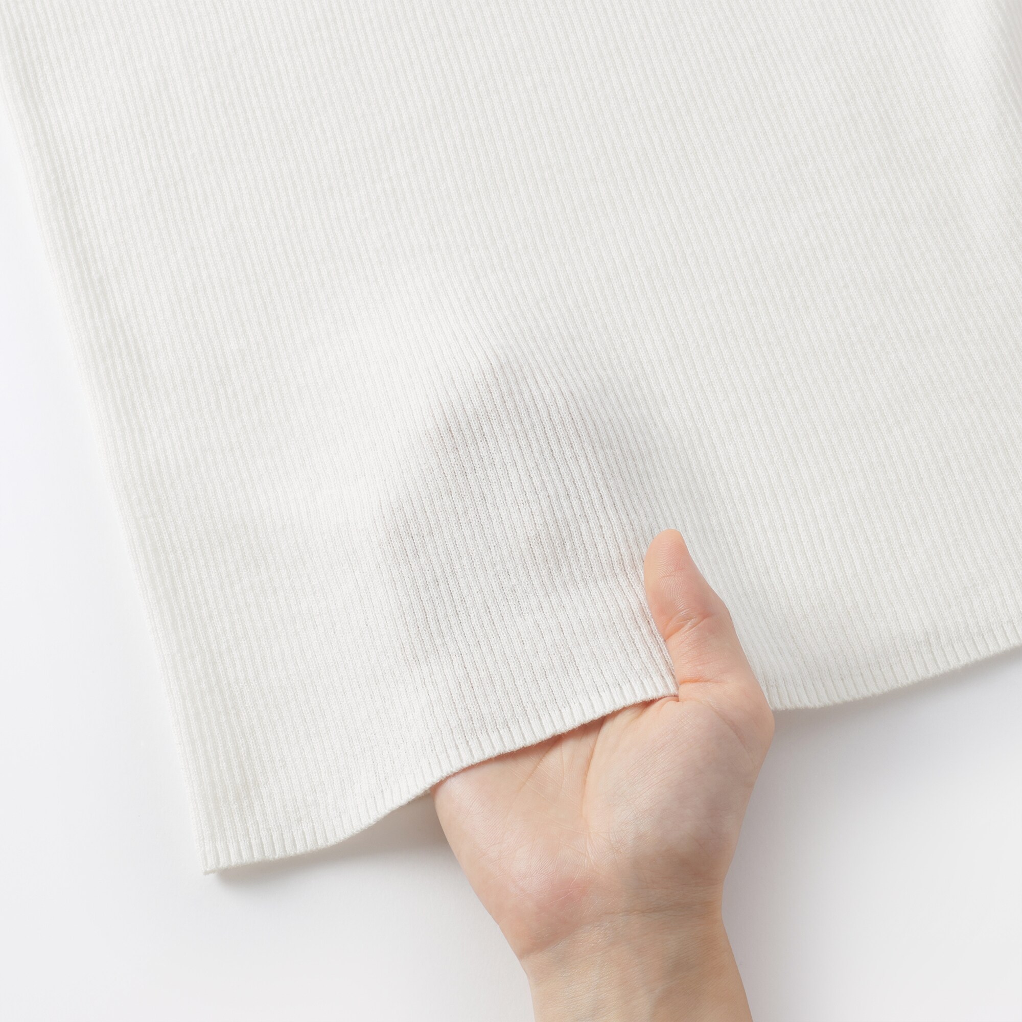 婦人　強撚コットンニットタンクトップ