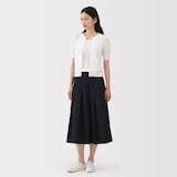 婦人　強撚コットンニットタンクトップ