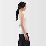 婦人　強撚コットンニットタンクトップ