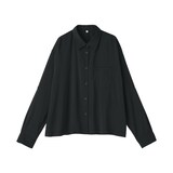 婦人　植物由来の素材を使ったリラックスフィットシャツ