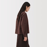 婦人　植物由来の素材を使ったリラックスフィットシャツ