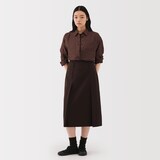 婦人　植物由来の素材を使ったリラックスフィットシャツ