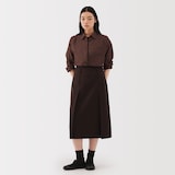 婦人　植物由来の素材を使ったリラックスフィットシャツ