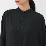 婦人　植物由来の素材を使ったリラックスフィットシャツワンピース