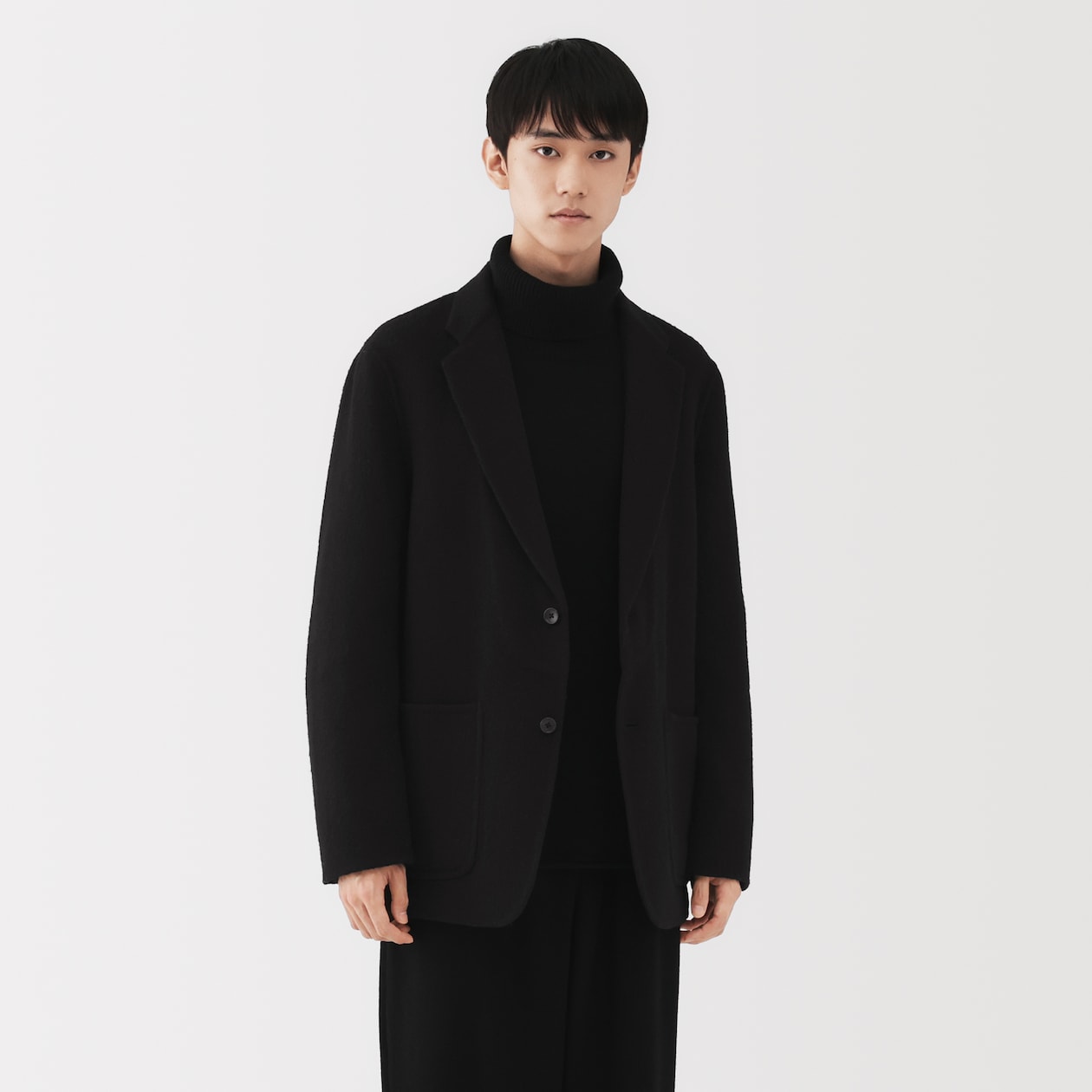 紳士　カシミヤ混ジャケット