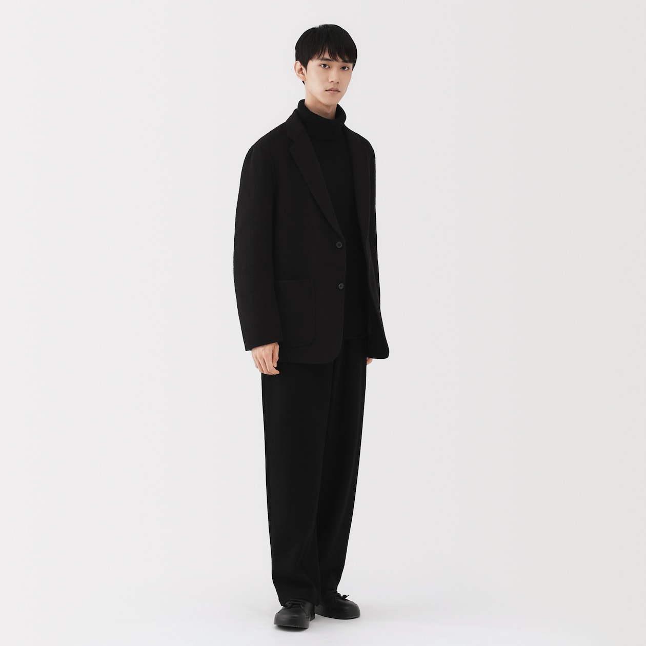 紳士　カシミヤ混ジャケット