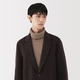 紳士　カシミヤ混ジャケット