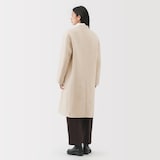 婦人　カシミヤ混ダブルブレストコート