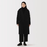 婦人　カシミヤ混ダブルブレストコート