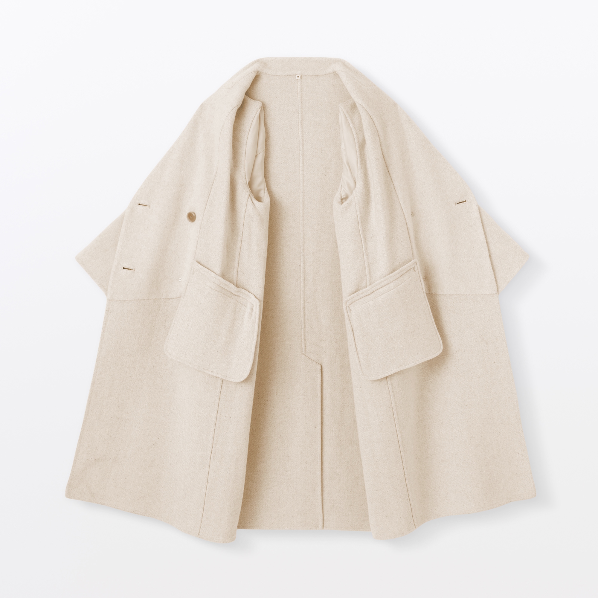 婦人 カシミヤ混ダブルブレストコート | 無印良品