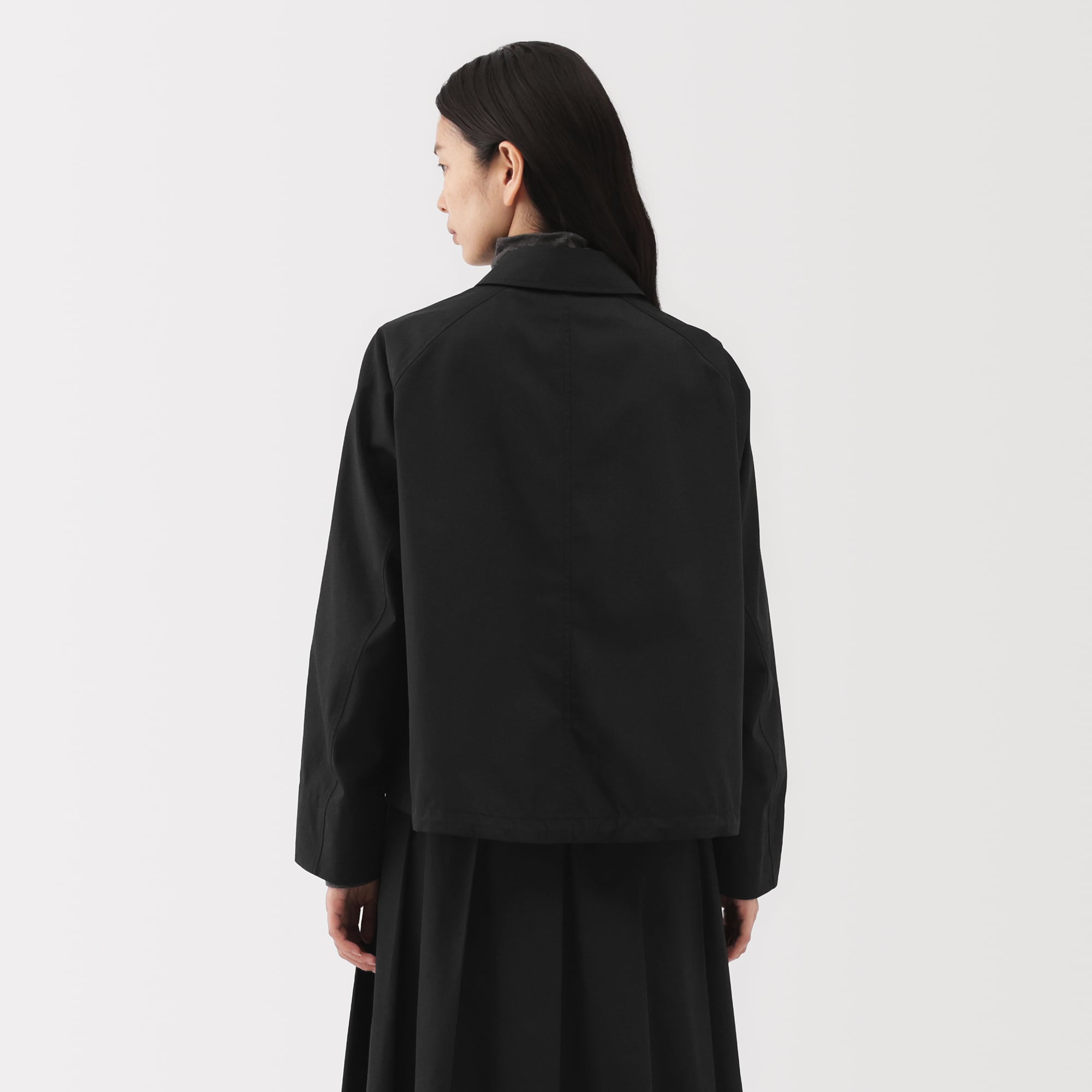 婦人 ユニフォーム素材で作ったショートブルゾン | 無印良品