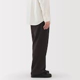 紳士　カシミヤ混イージーパンツ