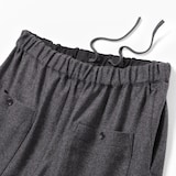 紳士　カシミヤ混イージーパンツ