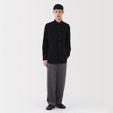 紳士　カシミヤ混イージーパンツ