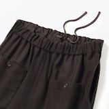 紳士　カシミヤ混イージーパンツ