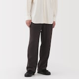 紳士　カシミヤ混イージーパンツ
