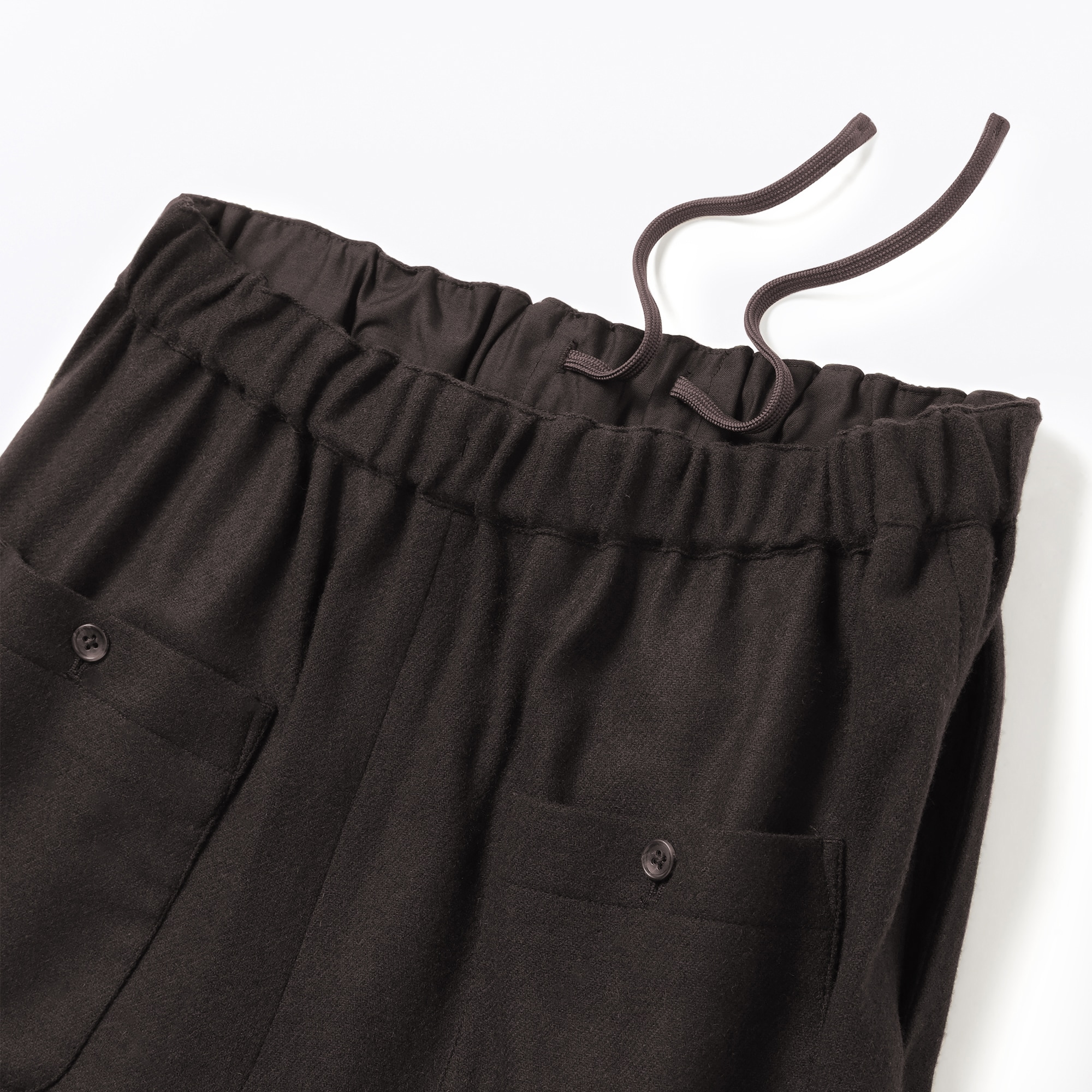 紳士　カシミヤ混イージーパンツ