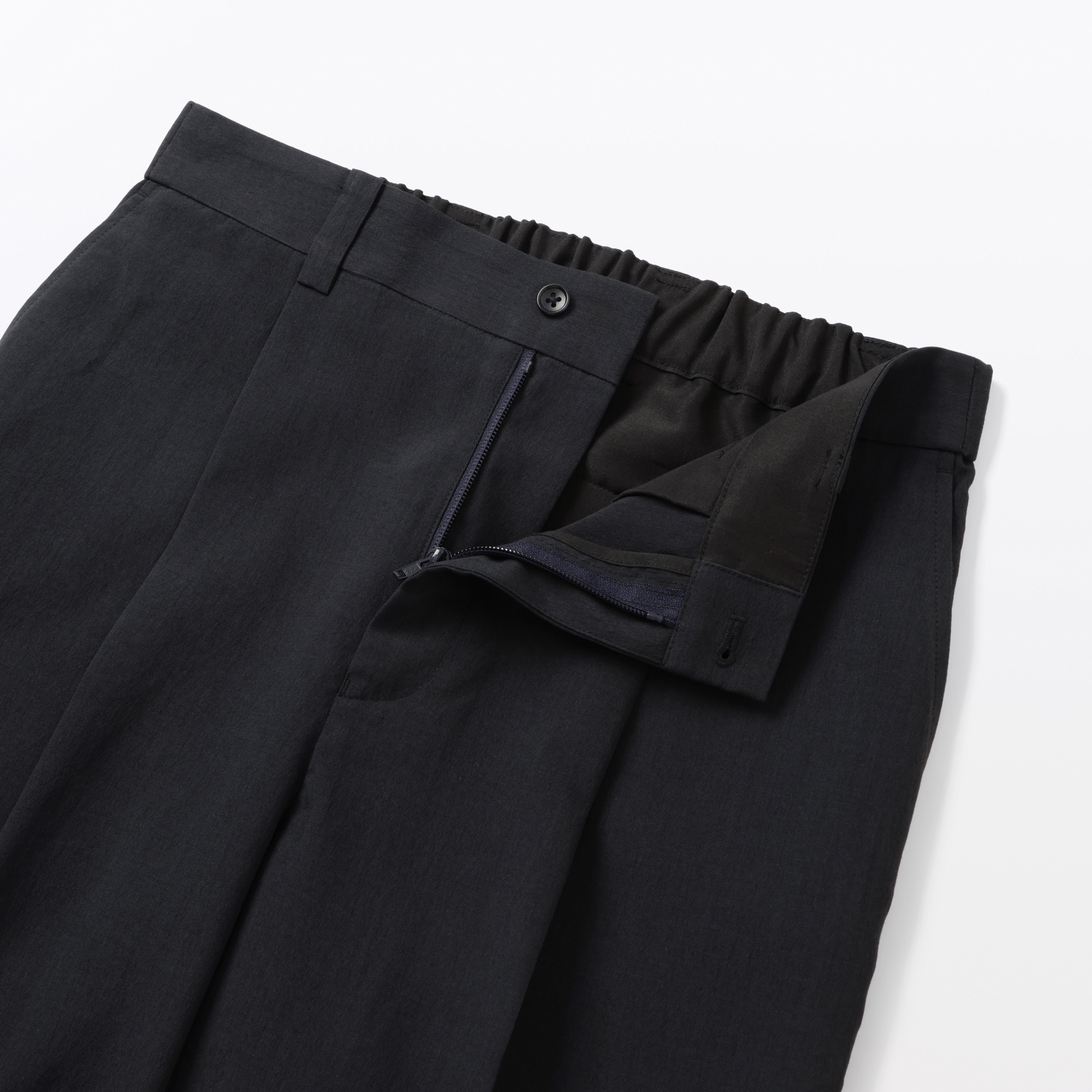 紳士 ポリエステルタックワイドパンツ | 無印良品