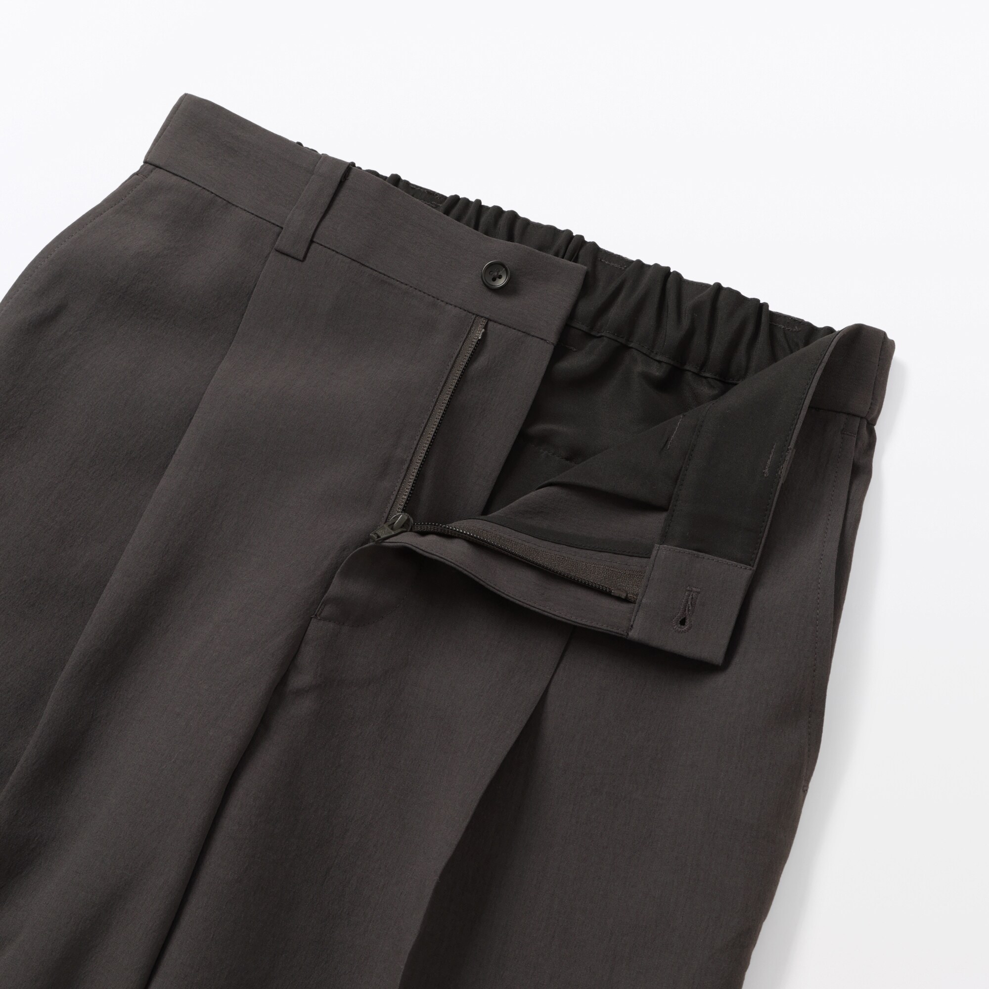 紳士 ポリエステルタックワイドパンツ | 無印良品