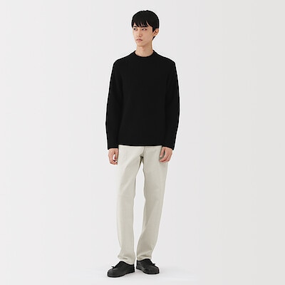 【９月中旬発売予定】紳士　再生コットン混５ポケットパンツ