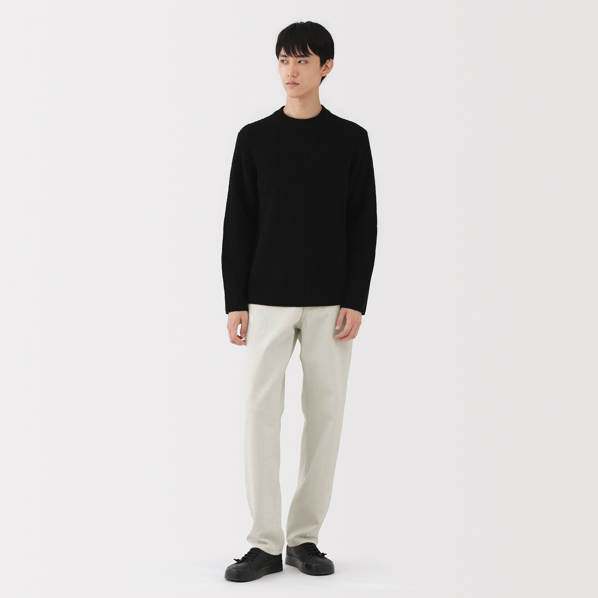 紳士　再生コットン混５ポケットパンツ