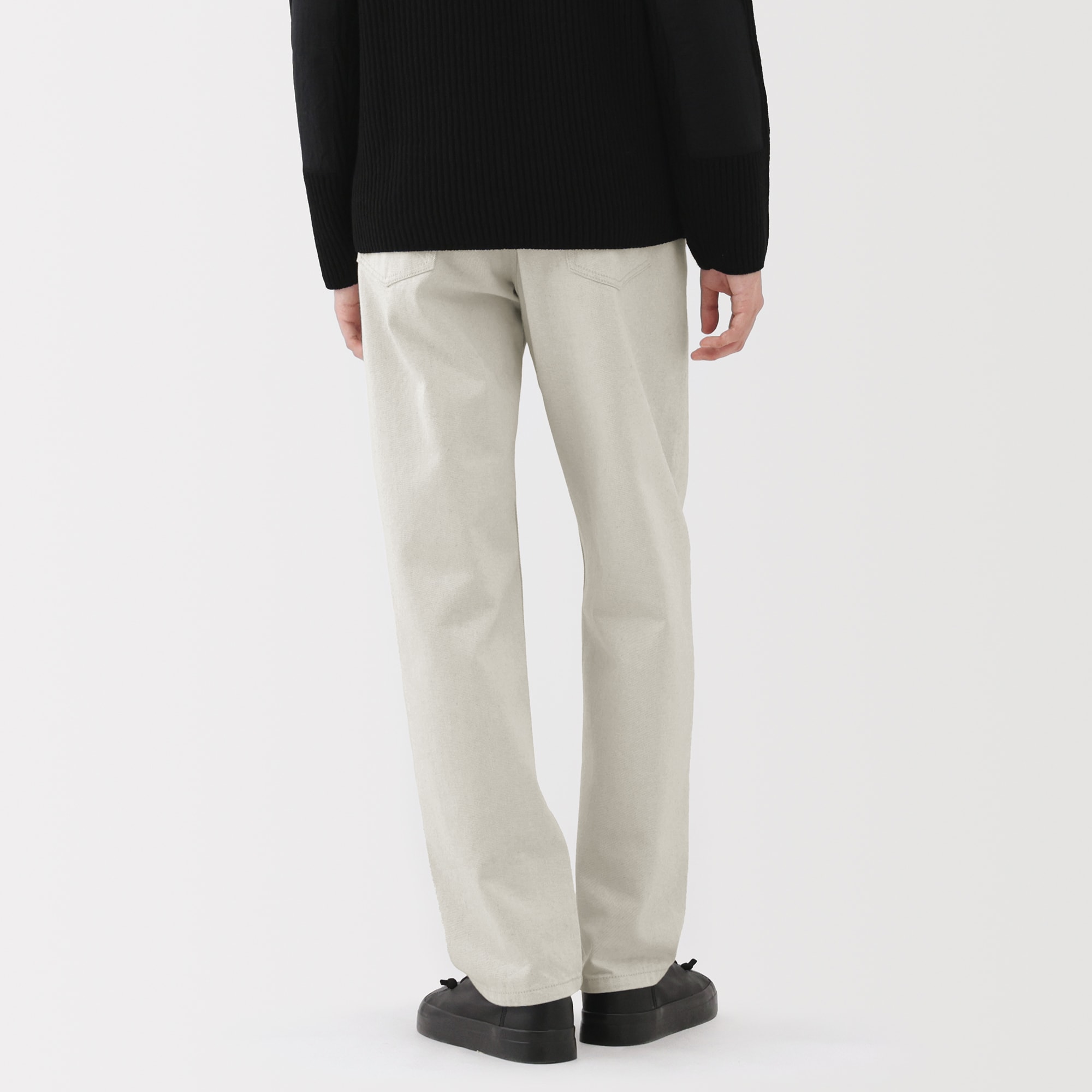 紳士　再生コットン混５ポケットパンツ