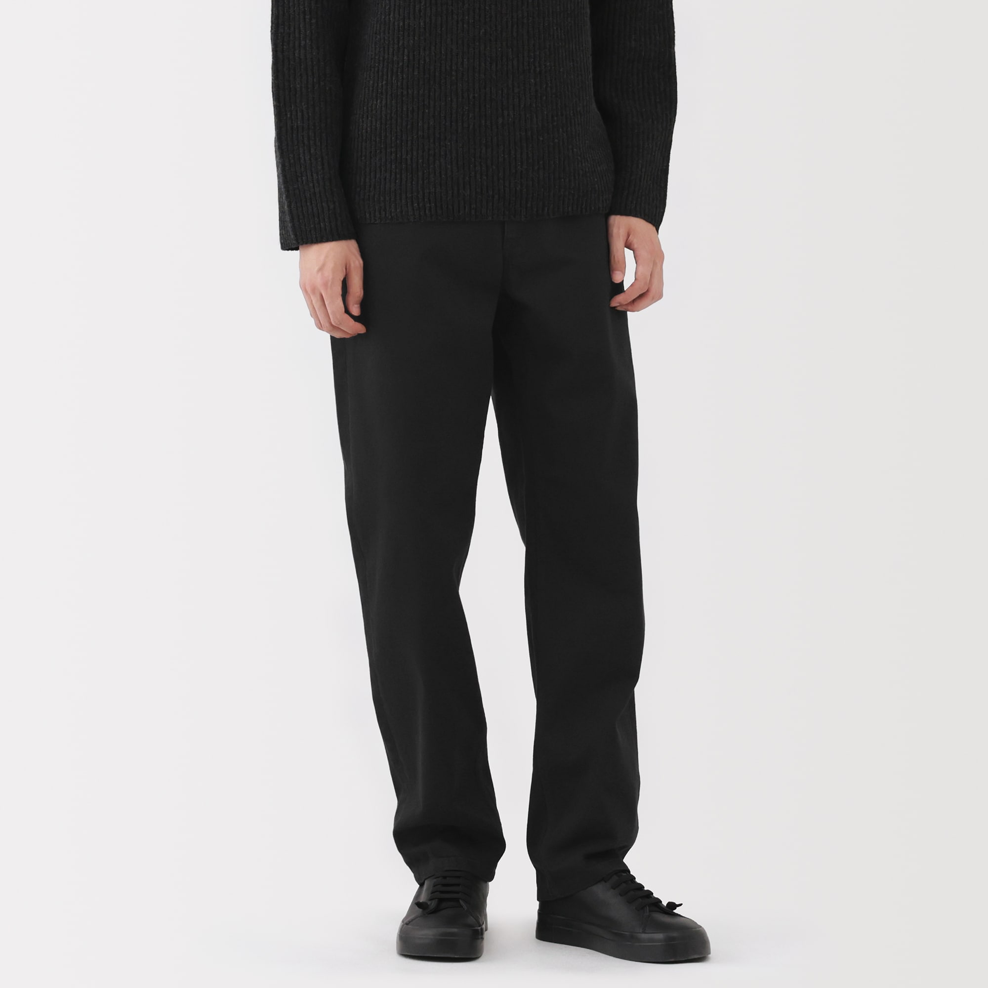 紳士　再生コットン混５ポケットパンツ