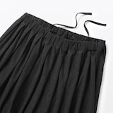 婦人　ジャージープリーツスカート