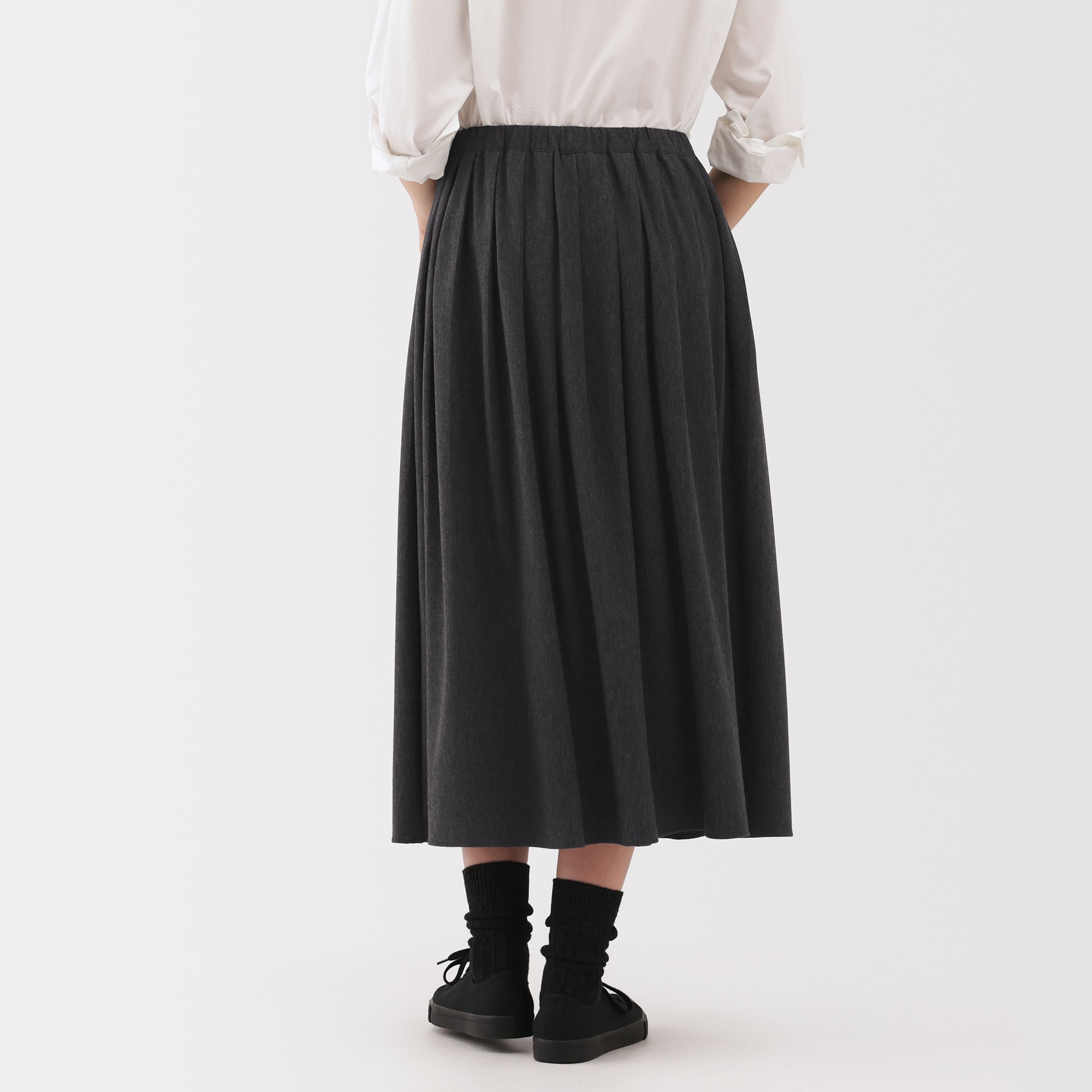 婦人 ジャージープリーツスカート | 無印良品