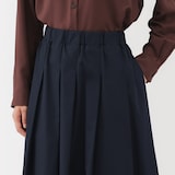 婦人　ユニフォーム素材で作ったイージータックスカート