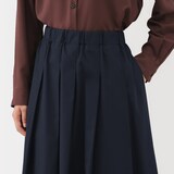 婦人　ユニフォーム素材で作ったイージータックスカート