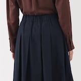 婦人　ユニフォーム素材で作ったイージータックスカート