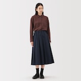 婦人　ユニフォーム素材で作ったイージータックスカート