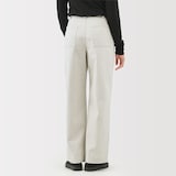 婦人　再生コットン混パンツ