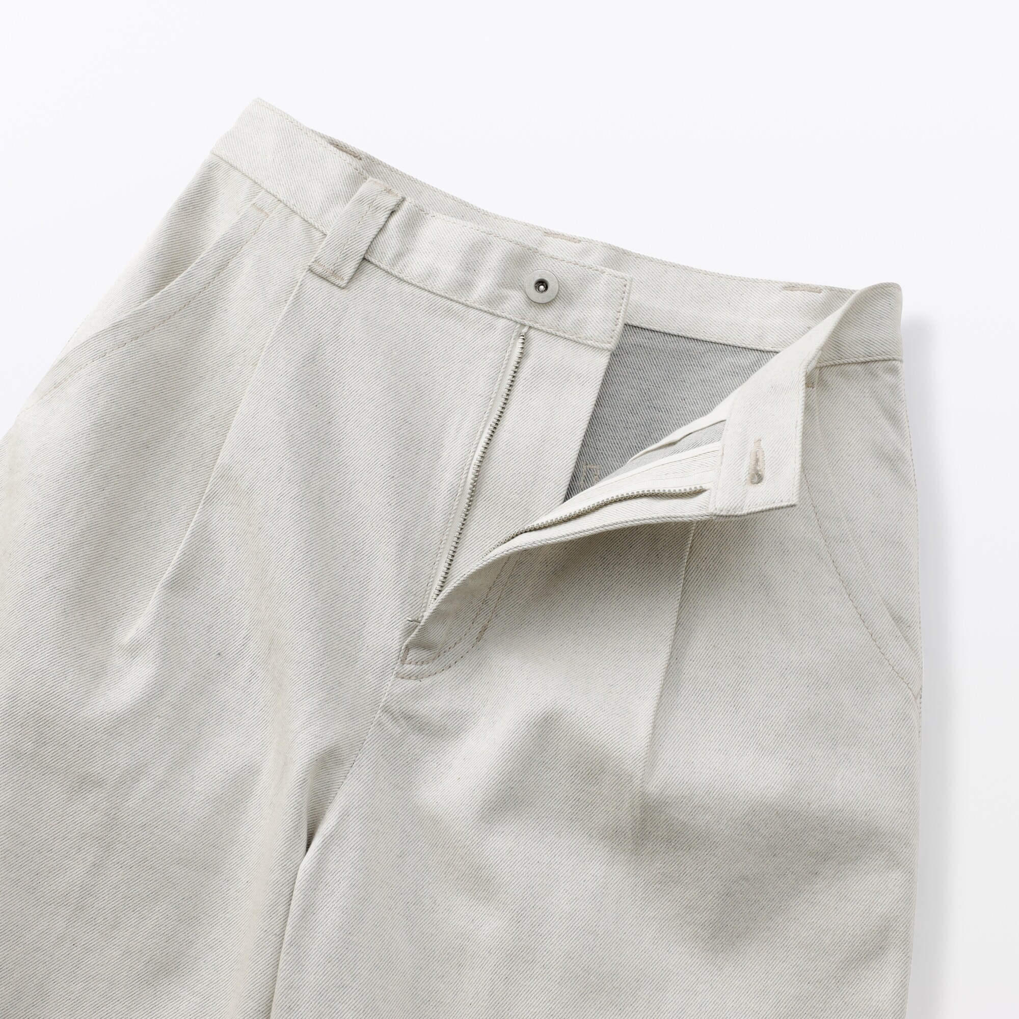 婦人　再生コットン混パンツ