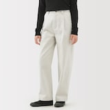 婦人　再生コットン混パンツ