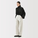 婦人　再生コットン混パンツ