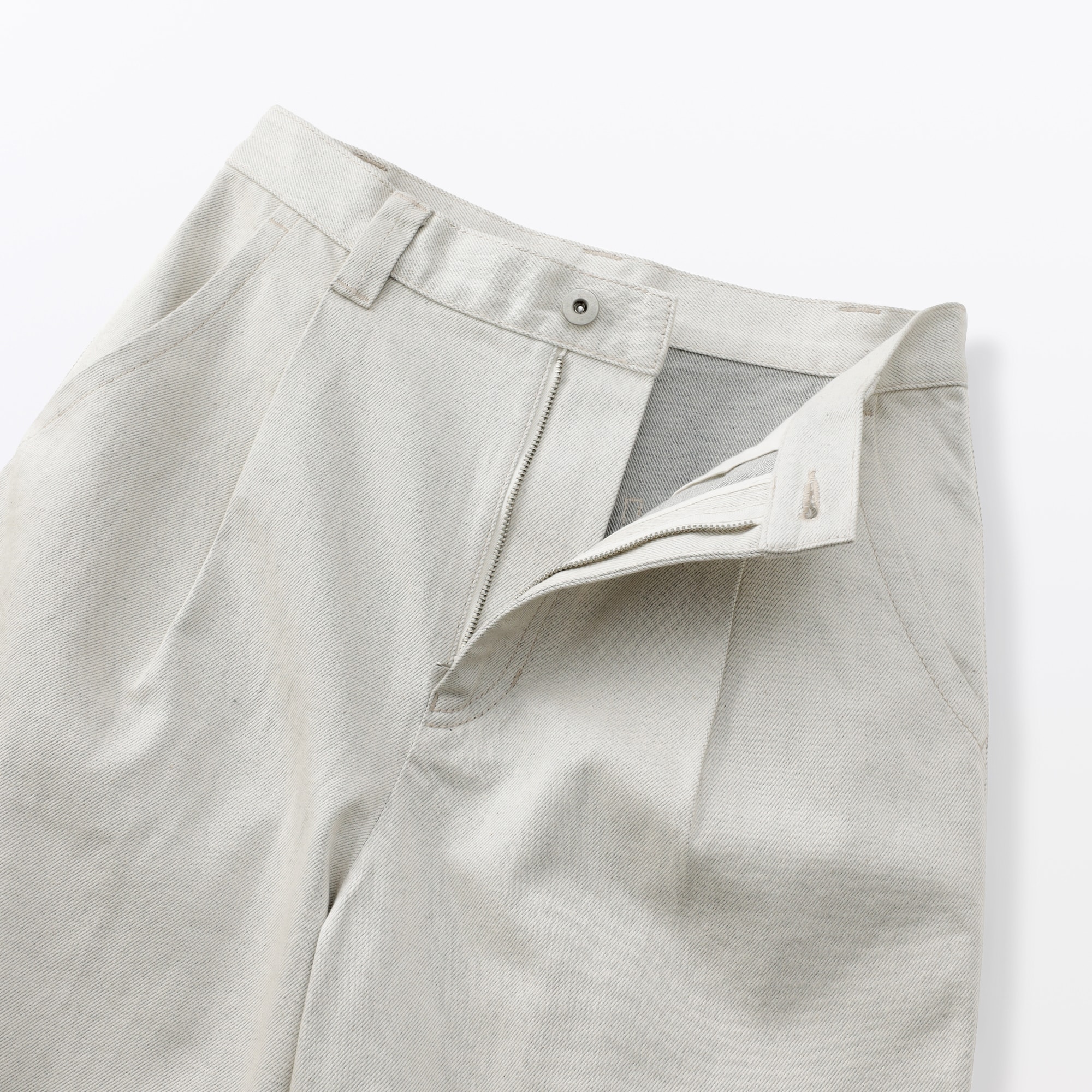 婦人　再生コットン混パンツ