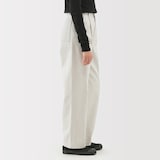 婦人　再生コットン混パンツ