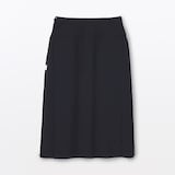 婦人　ユニフォーム素材で作ったタックスカート