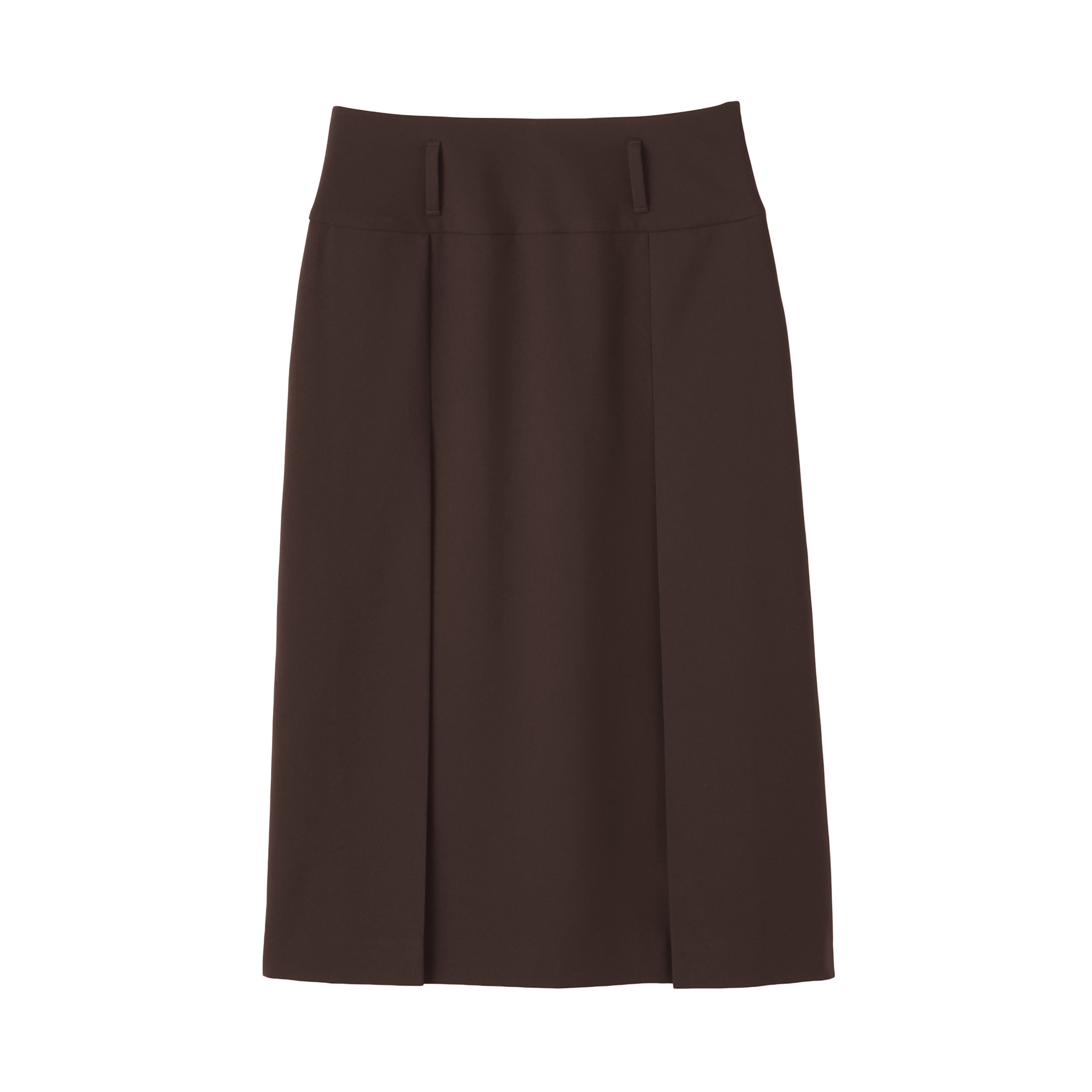 婦人　ユニフォーム素材で作ったタックスカート