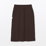 婦人　ユニフォーム素材で作ったタックスカート