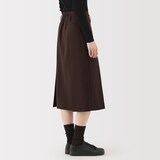 婦人　ユニフォーム素材で作ったタックスカート